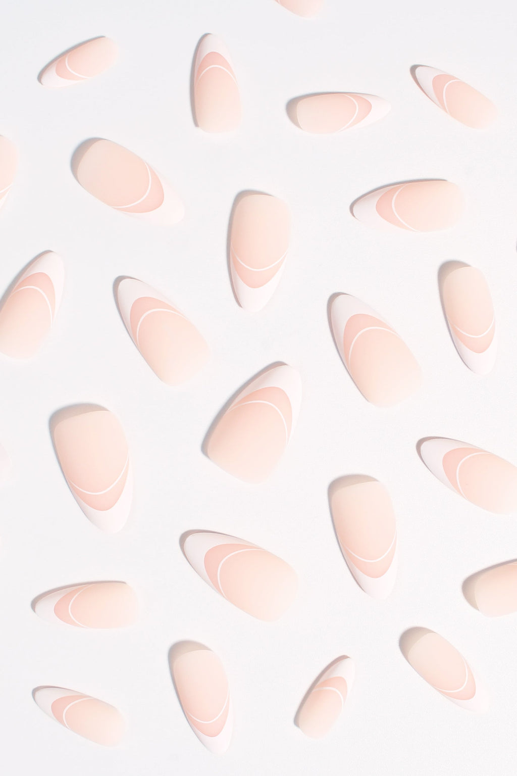 Pure Crescent | Soft & Durable Press-On Nails